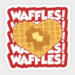 Waffles! Sticker